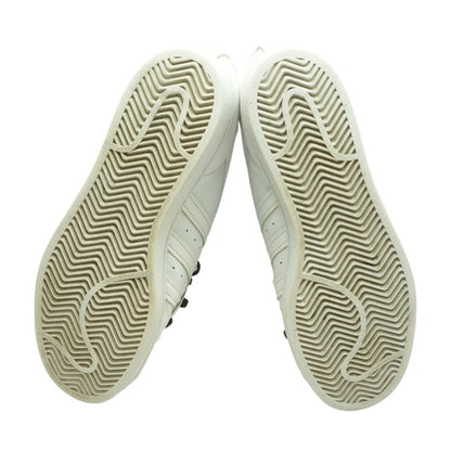 Superstar White Leather Low Top Athletic Shoes