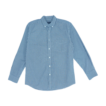 Black Check Long Sleeve Button Down