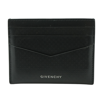 Black 4G Leather Card Holder