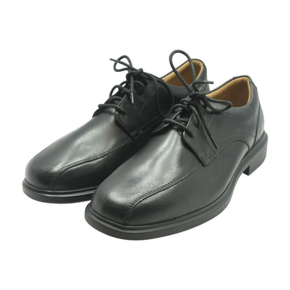 Black Leather Derby/oxford Dress Shoes