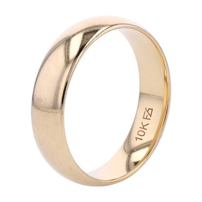 10K Yellow Gold Band