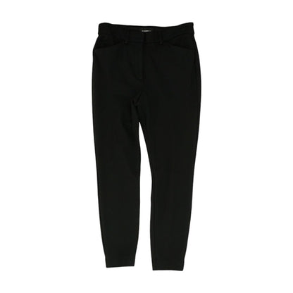 Black Solid Dress Pants