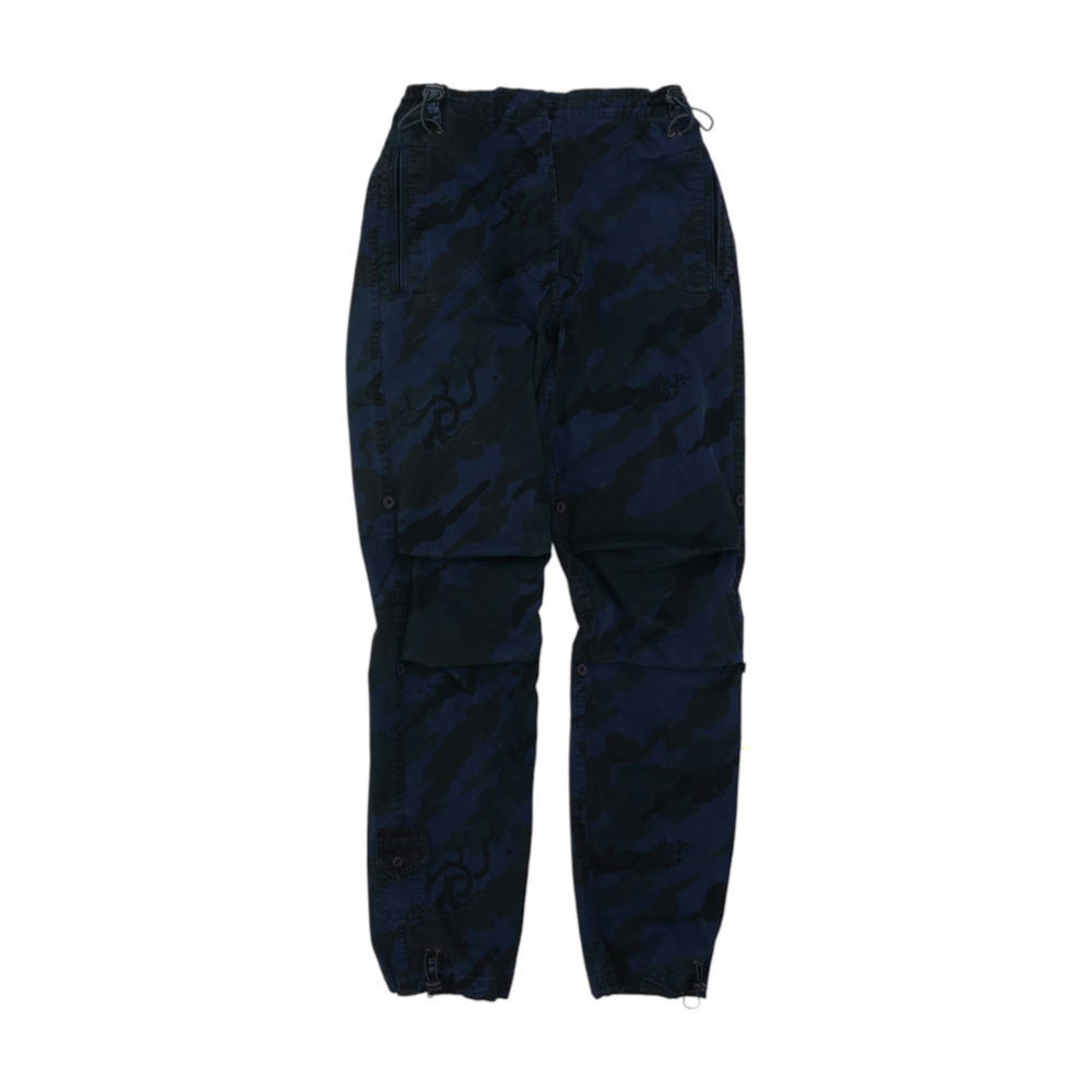 Blue Camo Cargo Pants