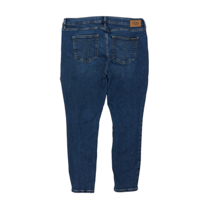 Blue Plus Size Skinny Jeans