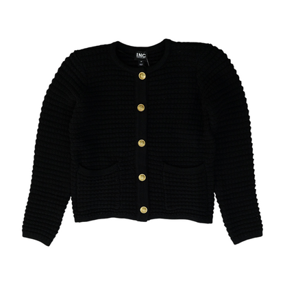 Black Petite Cardigan Sweater