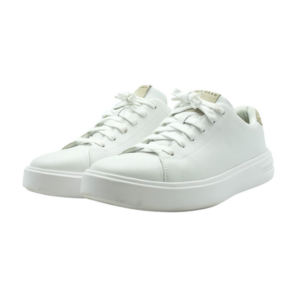 White Low-Top Athletic Shoes