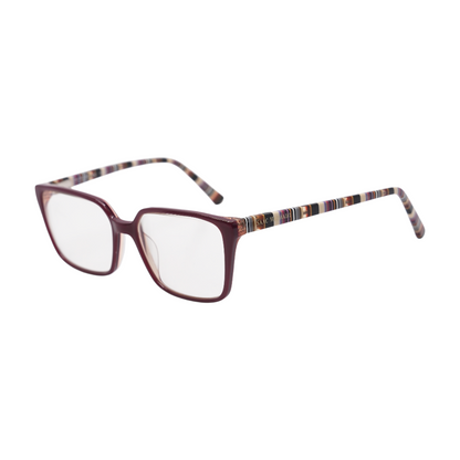Red IM30056 Square Prescription Eyewear