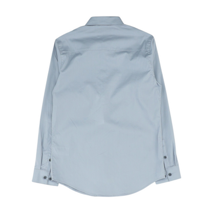 Gray Long Sleeve Button Down