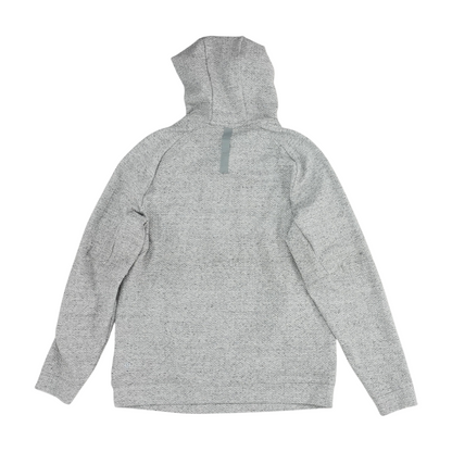 Gray Solid Hoodie Pullover