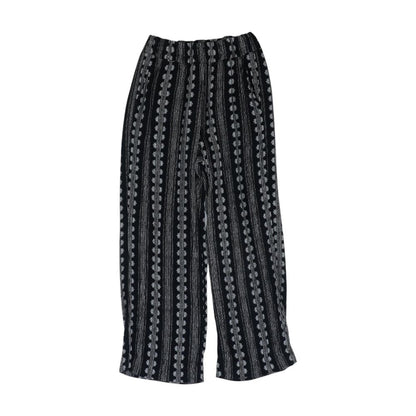 Black Casual Regular Pants