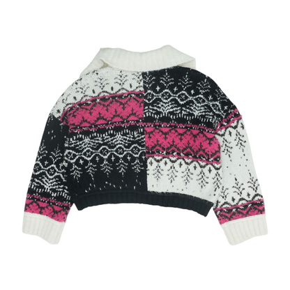 Multi Graphic Pullover Sweater