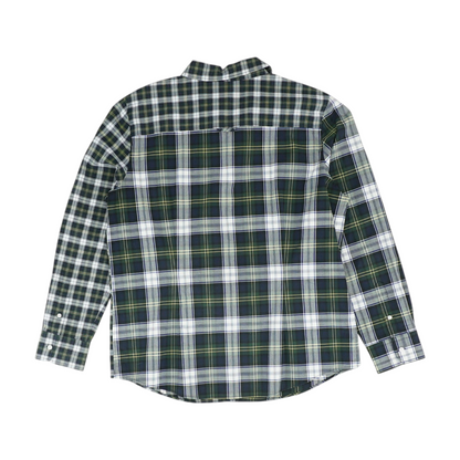 Multi Plaid Long Sleeve Button Down