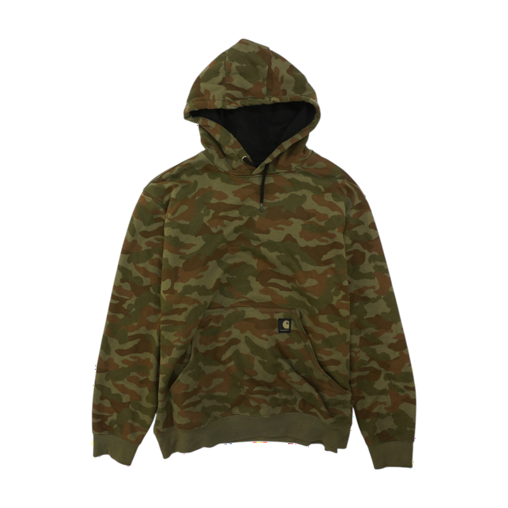 Green Camo Hoodie Pullover
