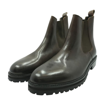 Brown Leather Ankle Boots