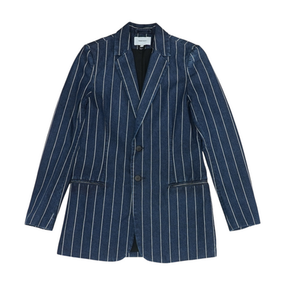 Blue Striped Blazer