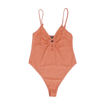 Coral Bodysuit Blouse