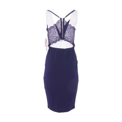 Emerald Sundae Navy Midi Dress – Image 2