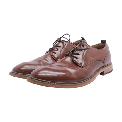 Brown Lace-Up Dress Shoes