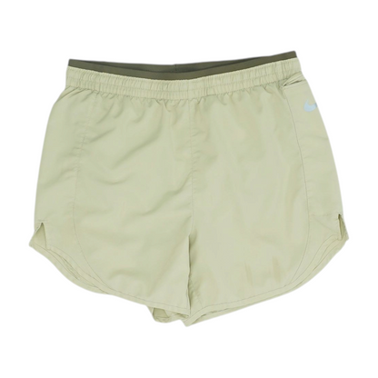 Green Solid Active Shorts