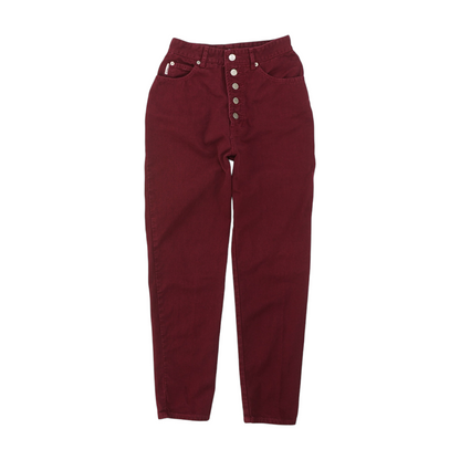 Vintage Burgundy Jeans