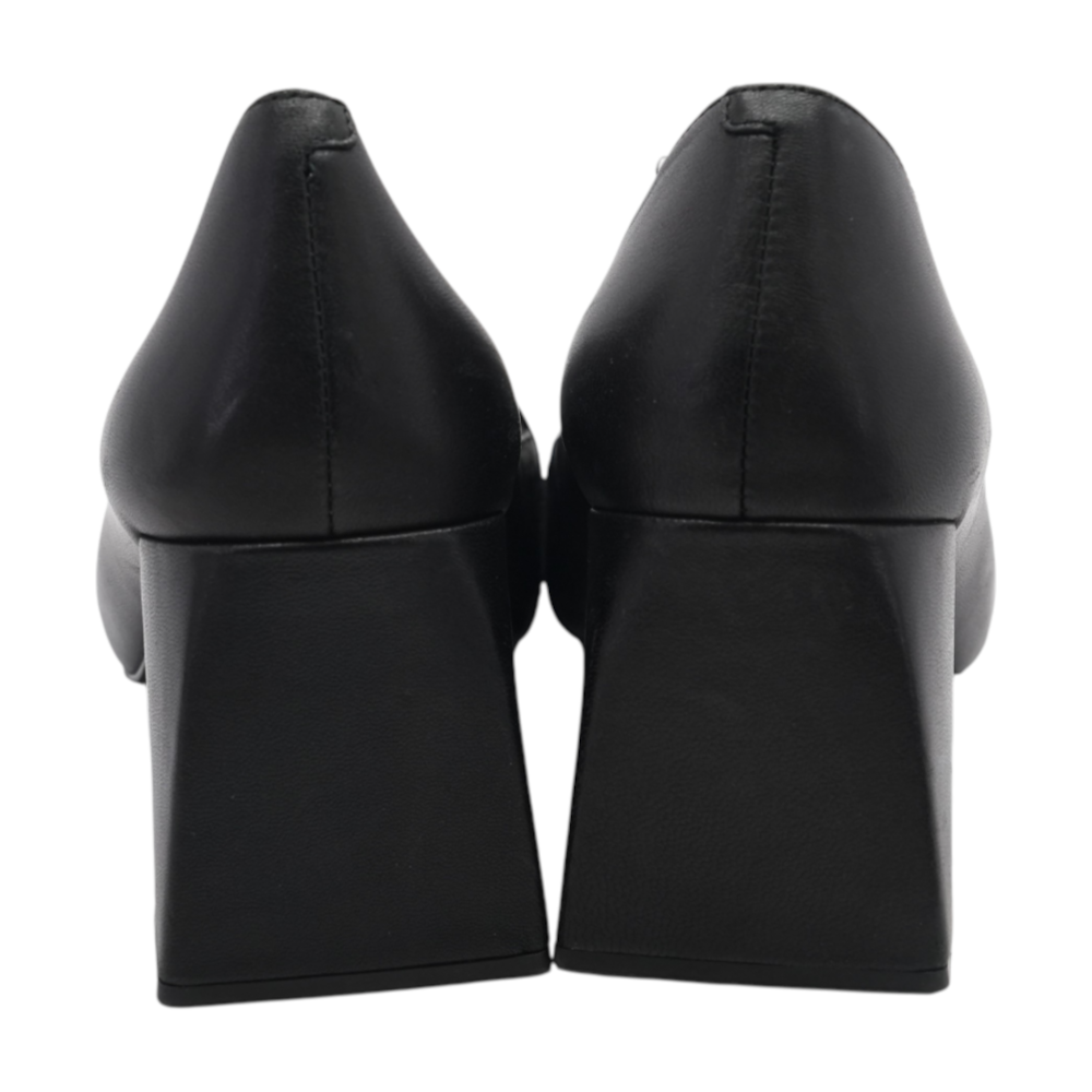Black Block Heels