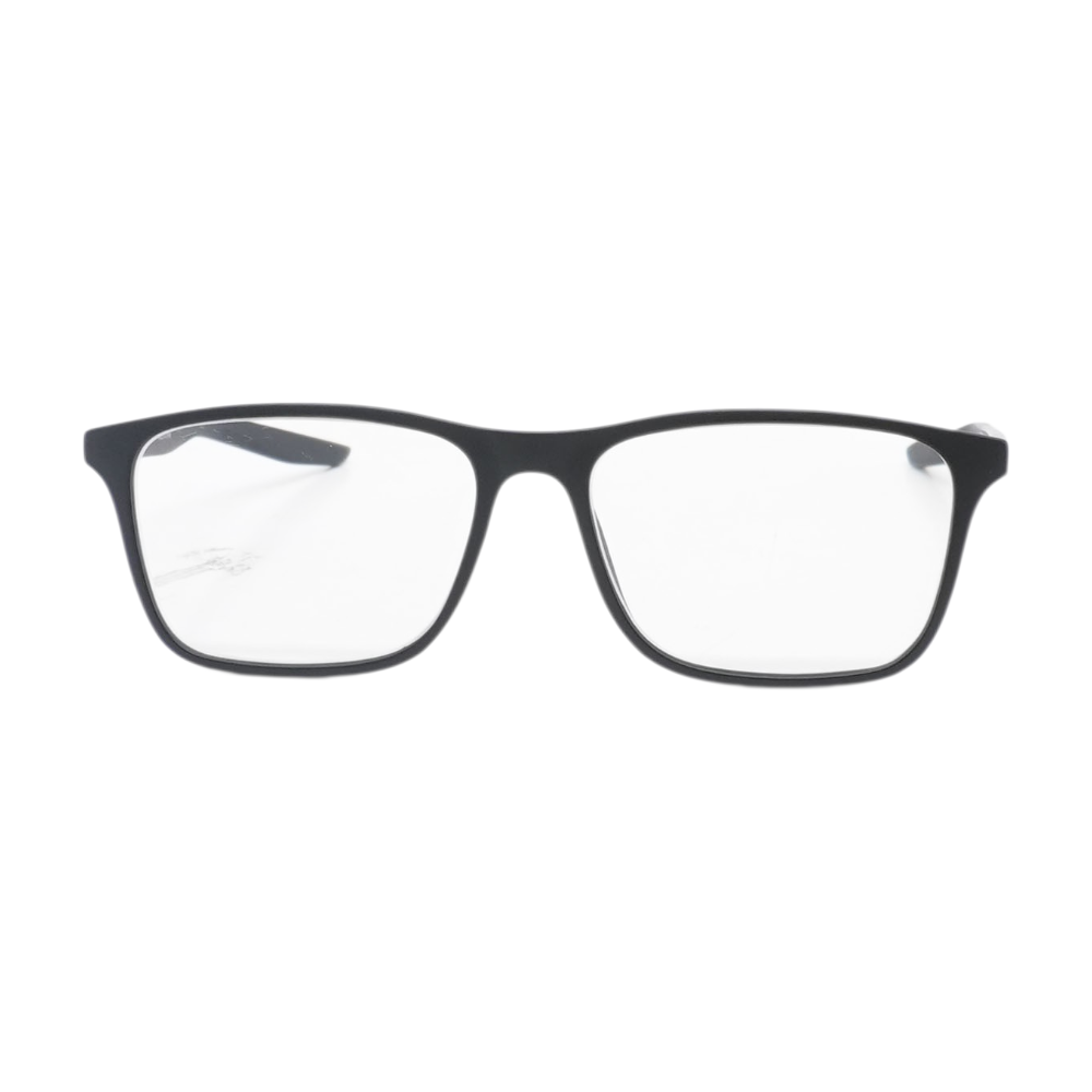 Black NIKE 7125 Square Prescription Eyewear