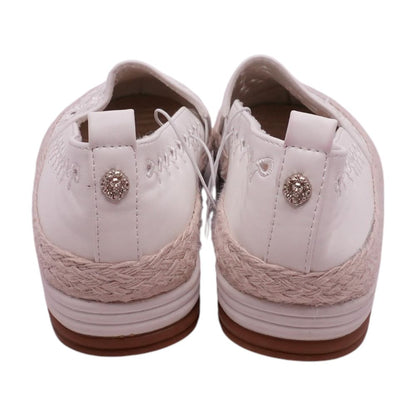 White Ballet Flats
