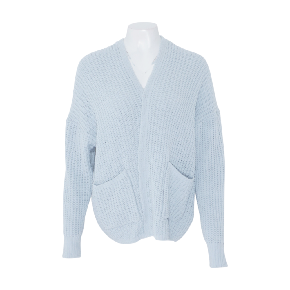 Blue Cardigan Sweater