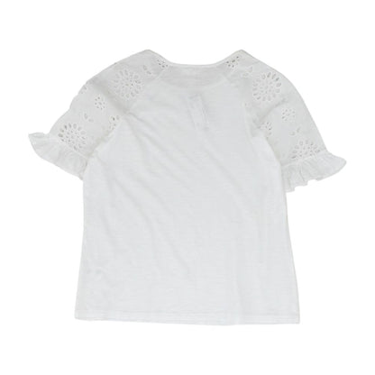 White Eyelet T-Shirt