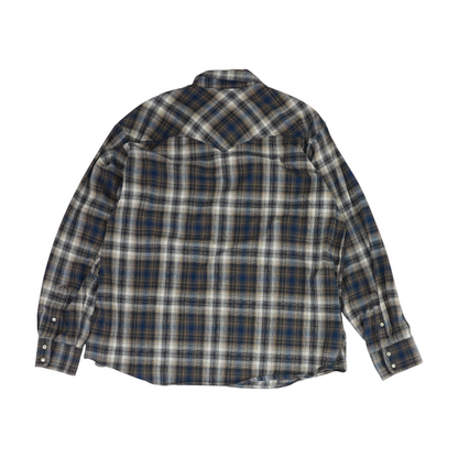 Multi Plaid Long Sleeve Button Down