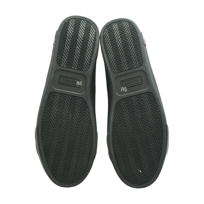 Black Lace-Up Casual Shoes