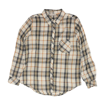 White Plaid Button Down