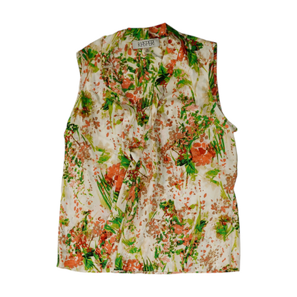 Multi Petite Print Blouse