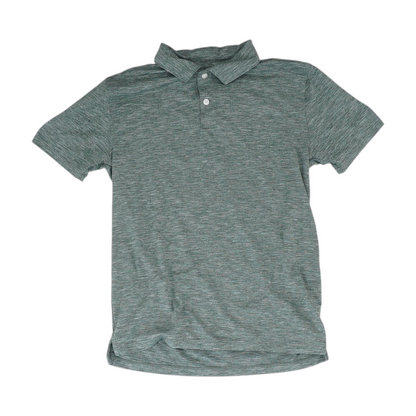 Gray Abstract Short Sleeve Polo
