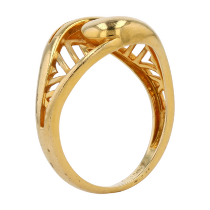 18K Yellow Gold Fashion Ring