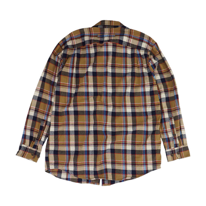 Multi Tall Plaid Flannel Button Down