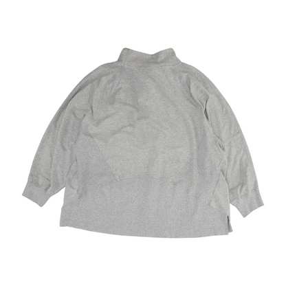 Gray Plus Solid 1/4 Zip Pullover