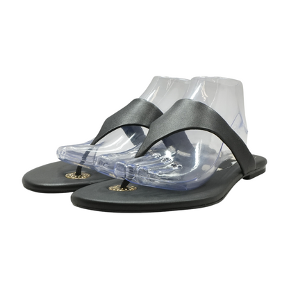 Black Flip-Flop Sandals