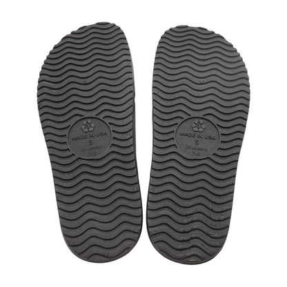 Black Casual Slide Sandals