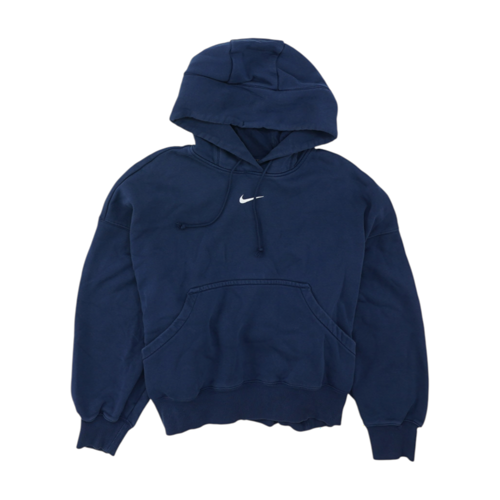 Navy Solid Hoodie Pullover