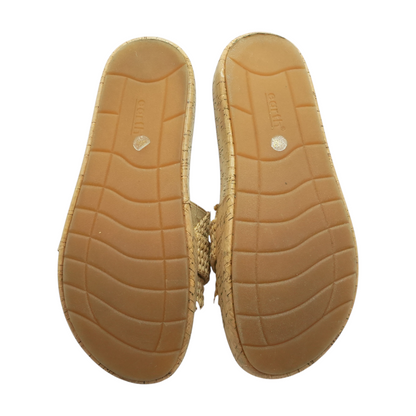 Tan Flat Sandals