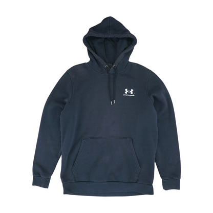 Black Solid Hoodie Pullover