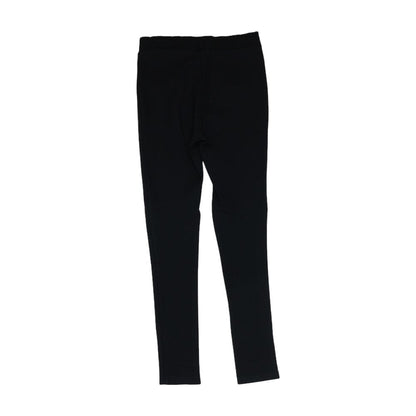 Black Solid Pants