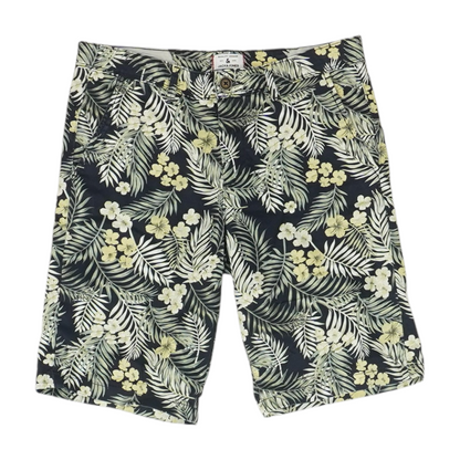 Navy Tropical Chino Shorts
