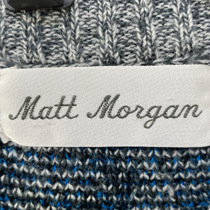 Vintage Gray Geometric Vest Sweater