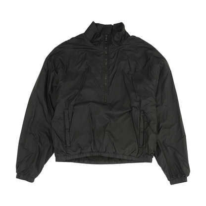 Black Solid 1/4 Zip Pullover