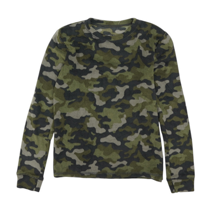 Green Camo Sweatshirt Pullover