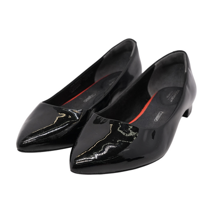 Black Slip-On Flats