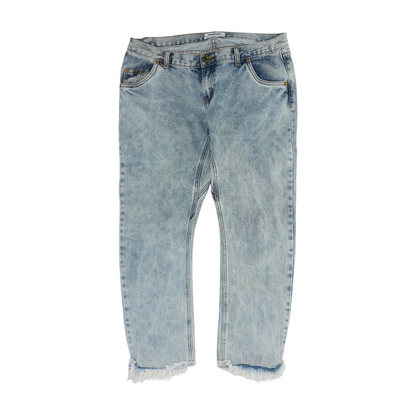 Blue Tapered Jeans