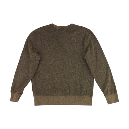 Brown Solid Sweatshirt Pullover